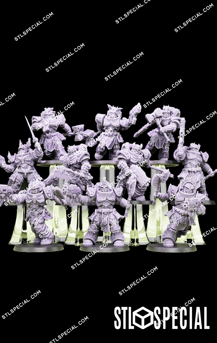 Socratis Dragon Knights STL Files and 3D Model