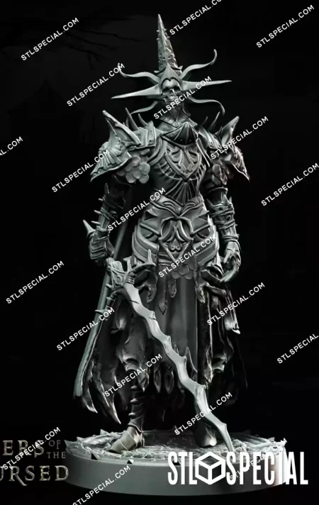 Sorrowful Wraith 5 Pose STL 3D Model