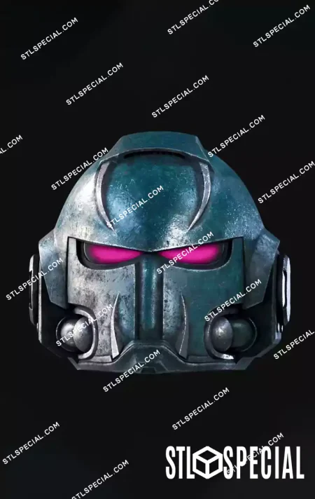 Space Marine 2 Alpha Legion Helmet STL & 3MF