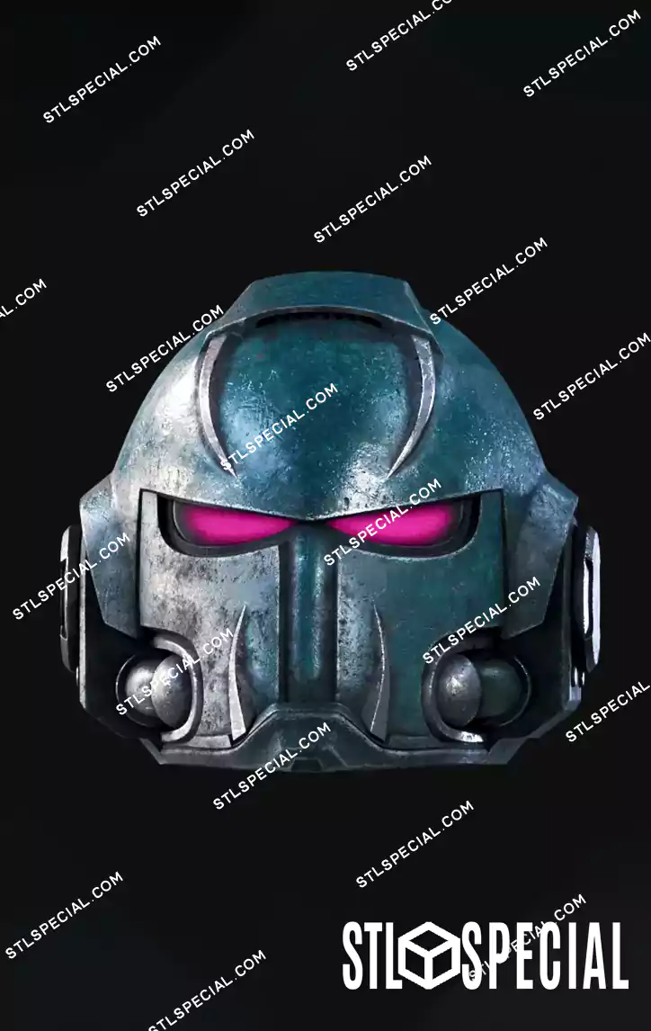 Space Marine 2 Alpha Legion Helmet STL & 3MF