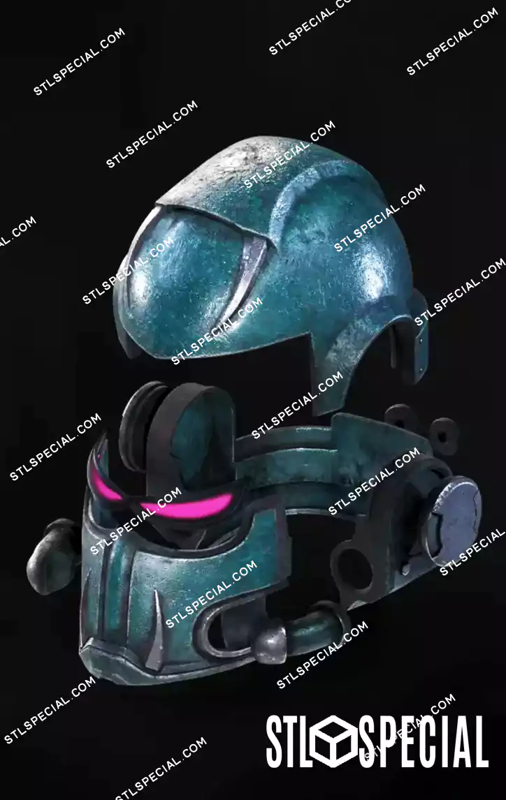 Space Marine 2 Alpha Legion Helmet STL & 3MF