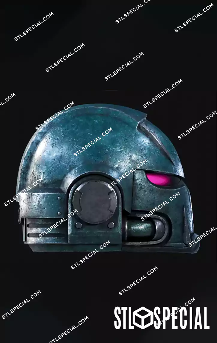 Space Marine 2 Alpha Legion Helmet STL & 3MF