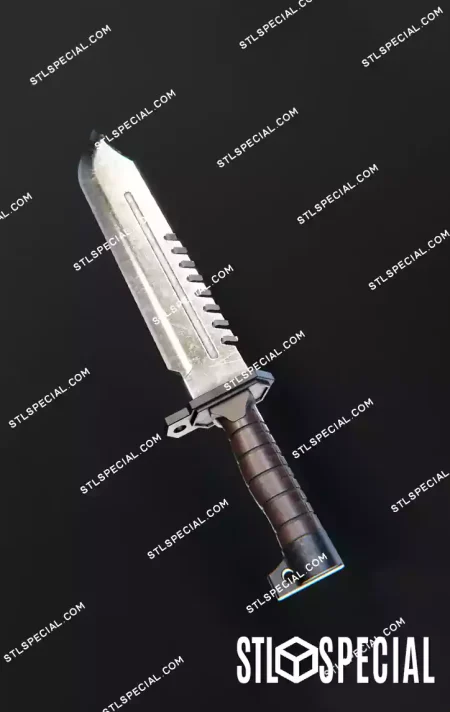 Space Marine 2 Combat Knife STL + 3MF