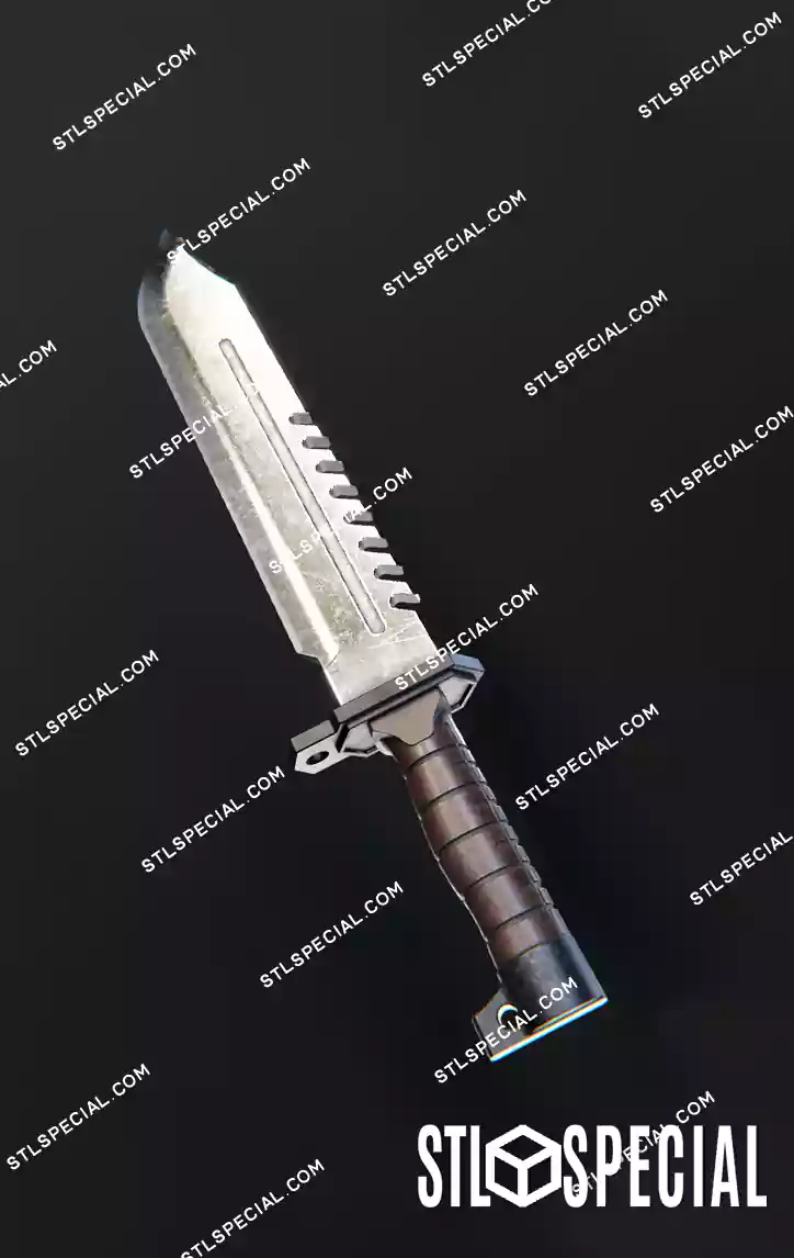 Space Marine 2 Combat Knife STL + 3MF