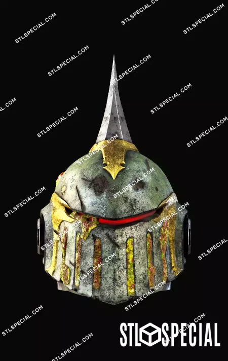 Space Marine 2 Death Guard Helmet STL & 3MF