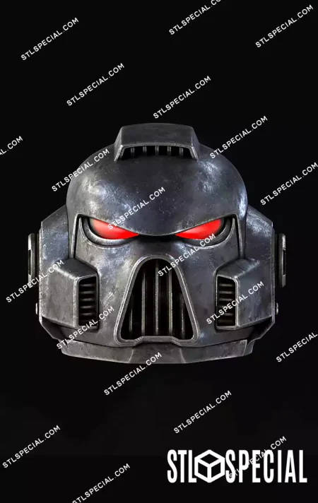 Space Marine 2 Mark VIII Helmet STL Model