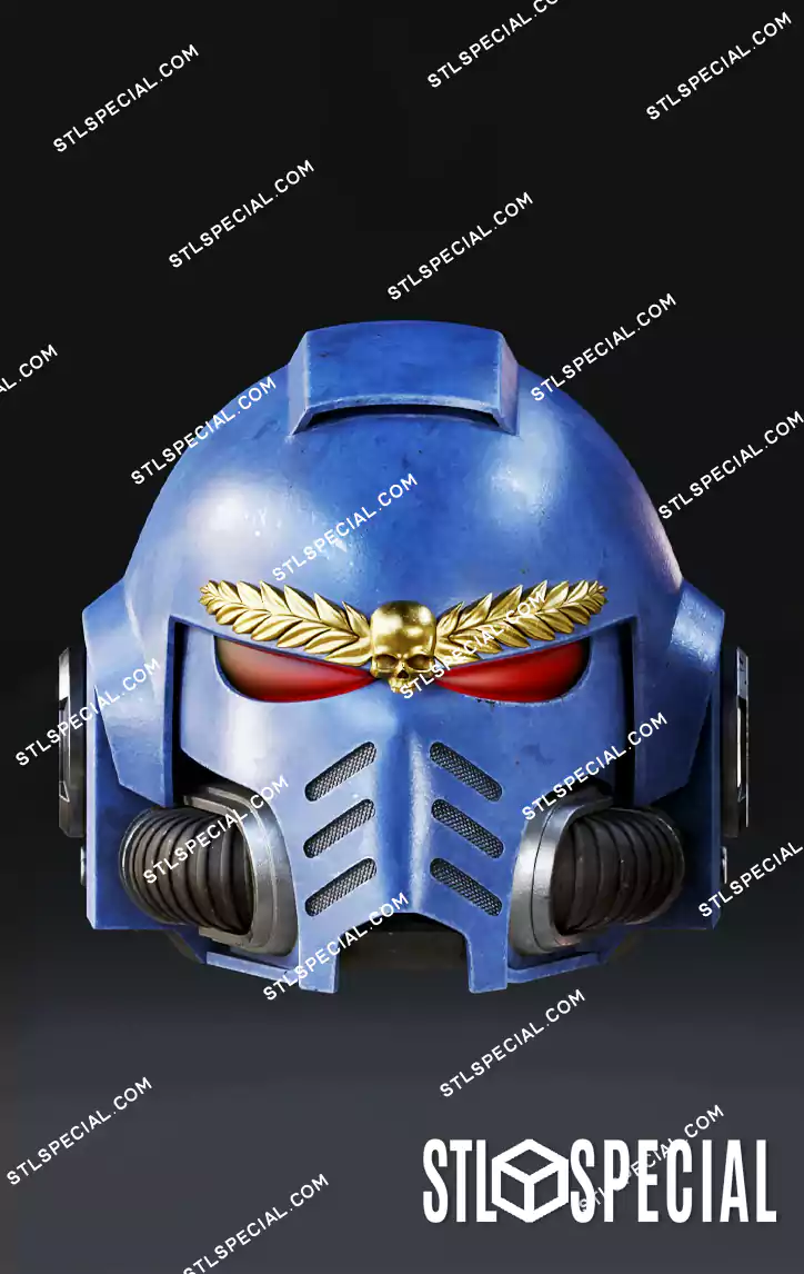Space Marine 2 Primaris Helmet STL & 3MF