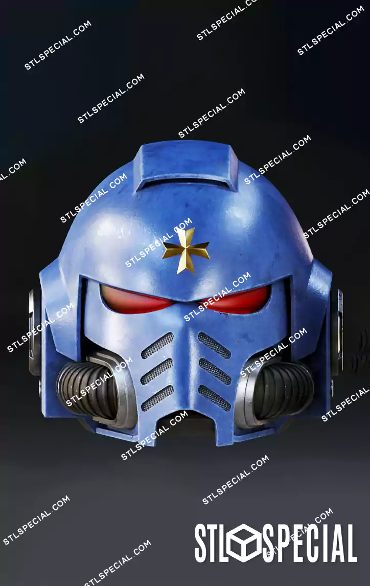 Space Marine 2 Primaris Helmet STL & 3MF