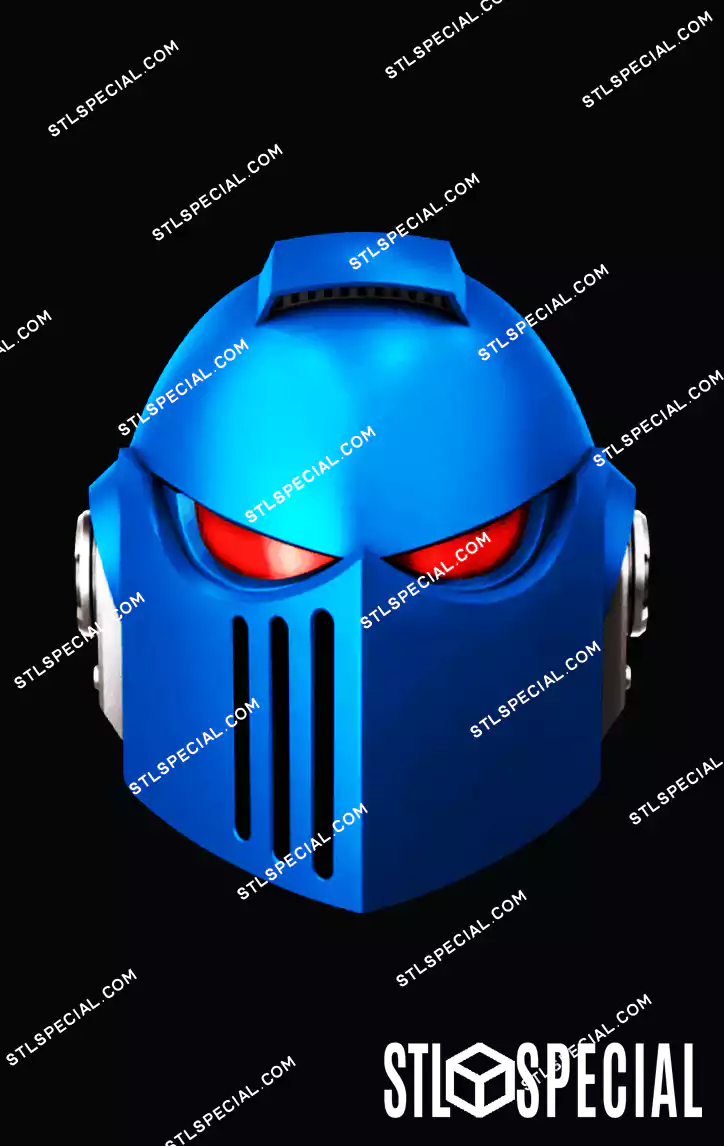 Space Marine Helmet STL and 3MF