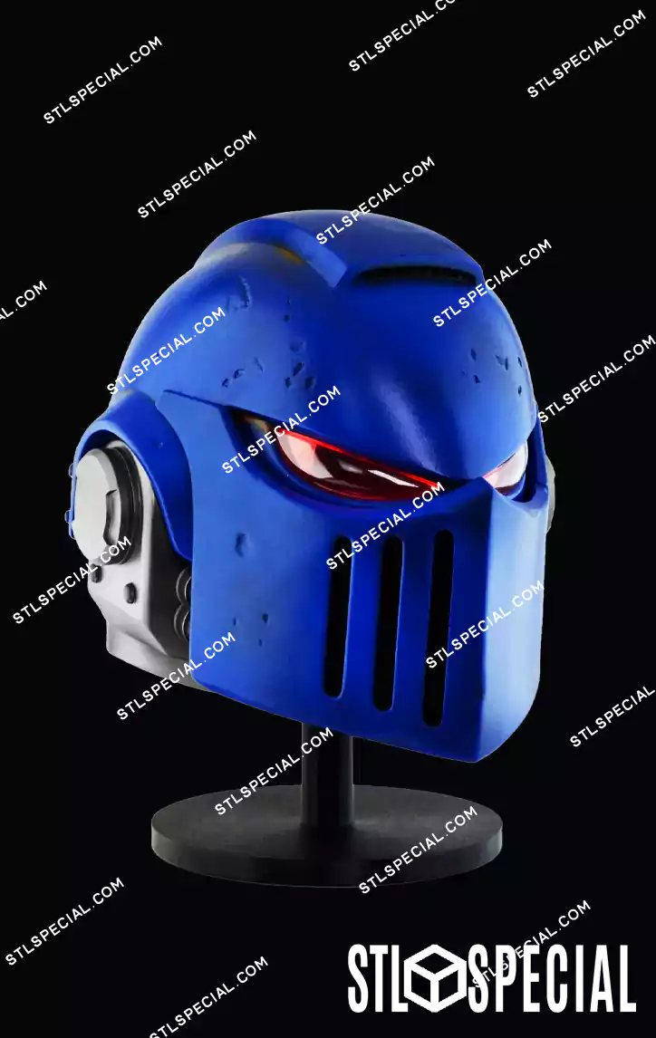 Space Marine Helmet STL and 3MF