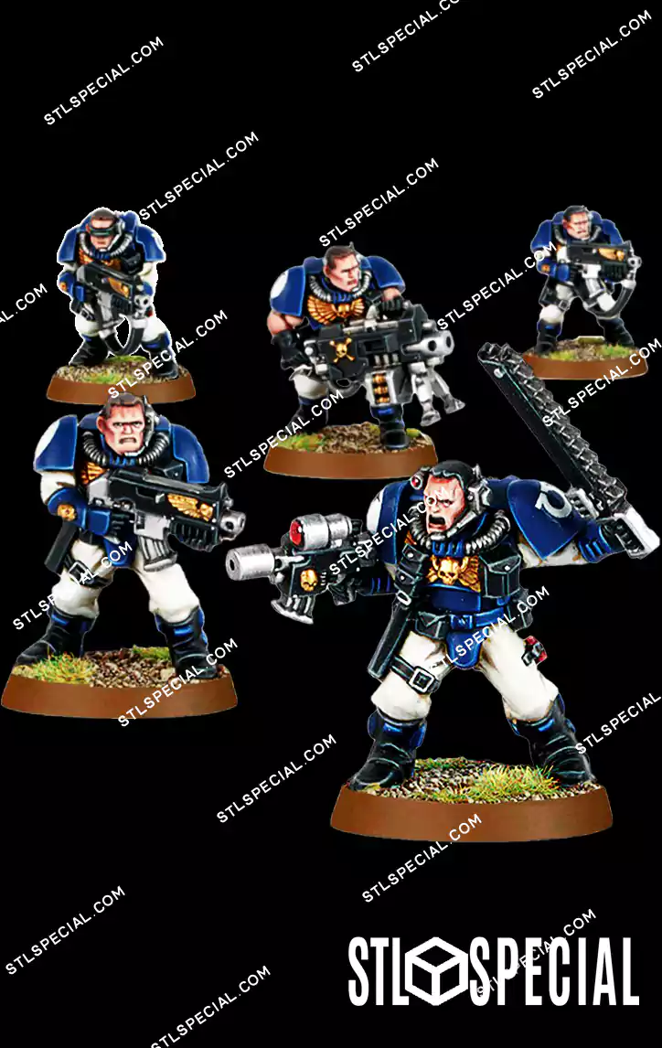 Space Marine Scouts old STL Model