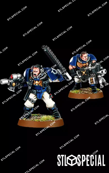 Space Marine Scouts old STL Model