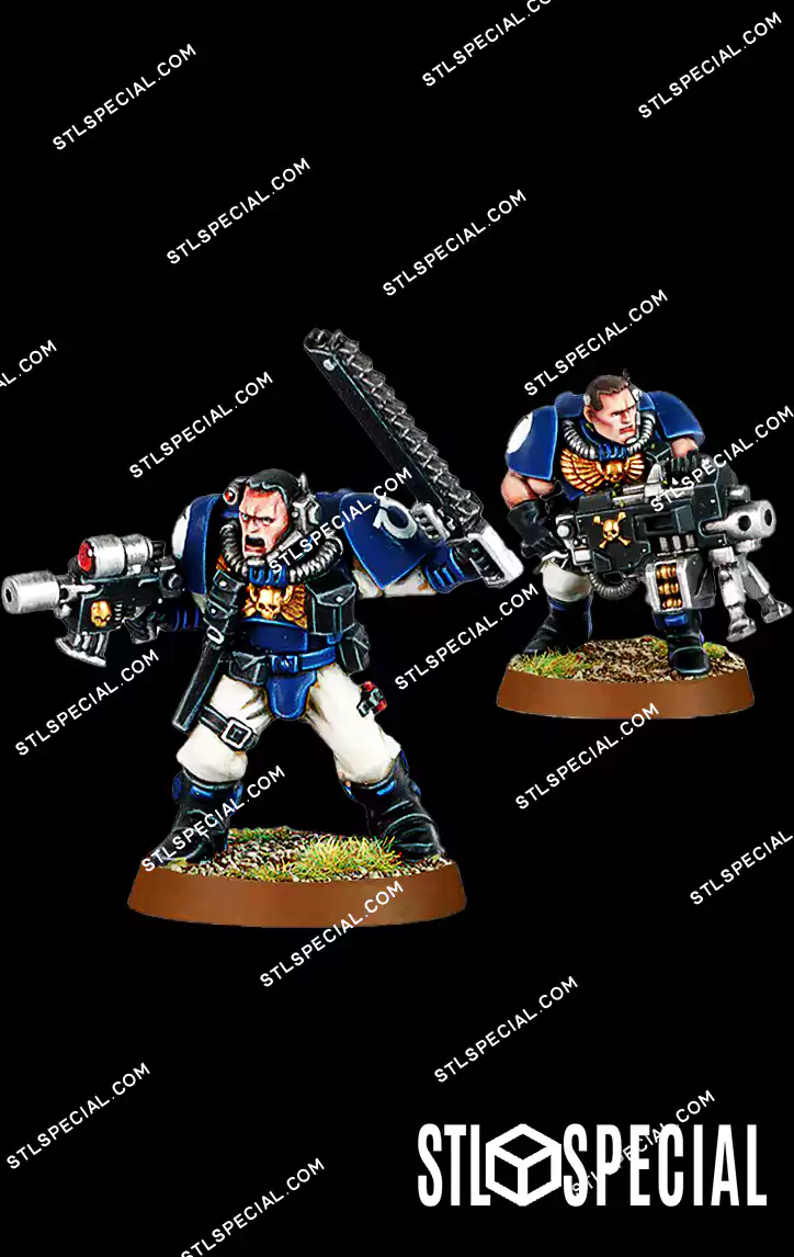 Space Marine Scouts old STL Model
