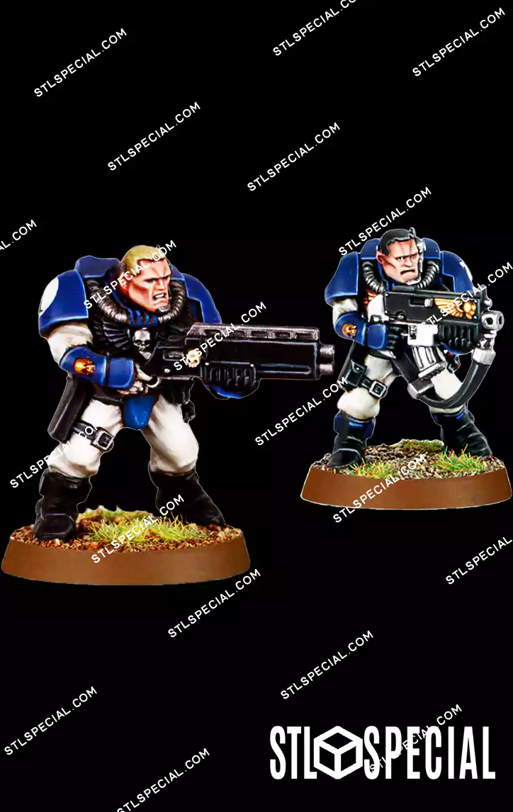 Space Marine Scouts old STL Model