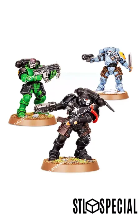 Space Marines Primaris Reivers STL 3D Model
