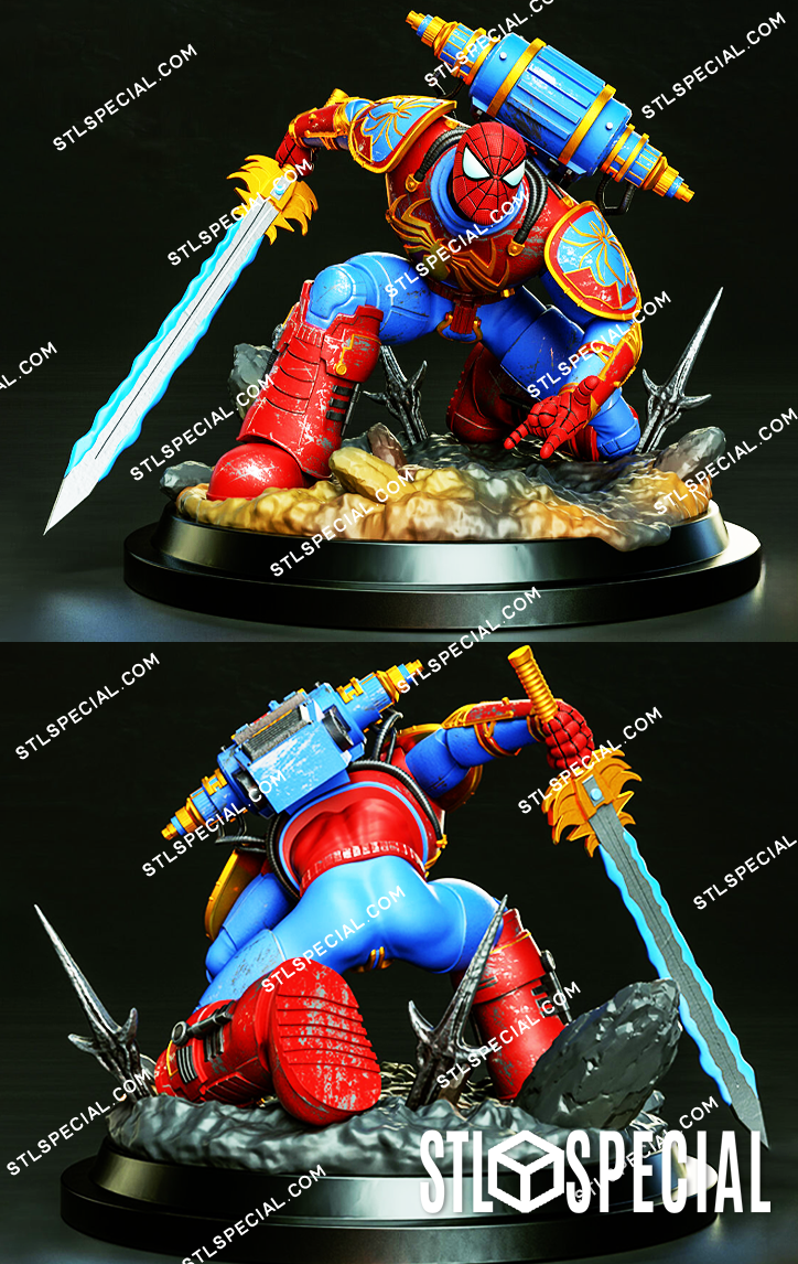SpiderMan Warhammer STL 3D Model