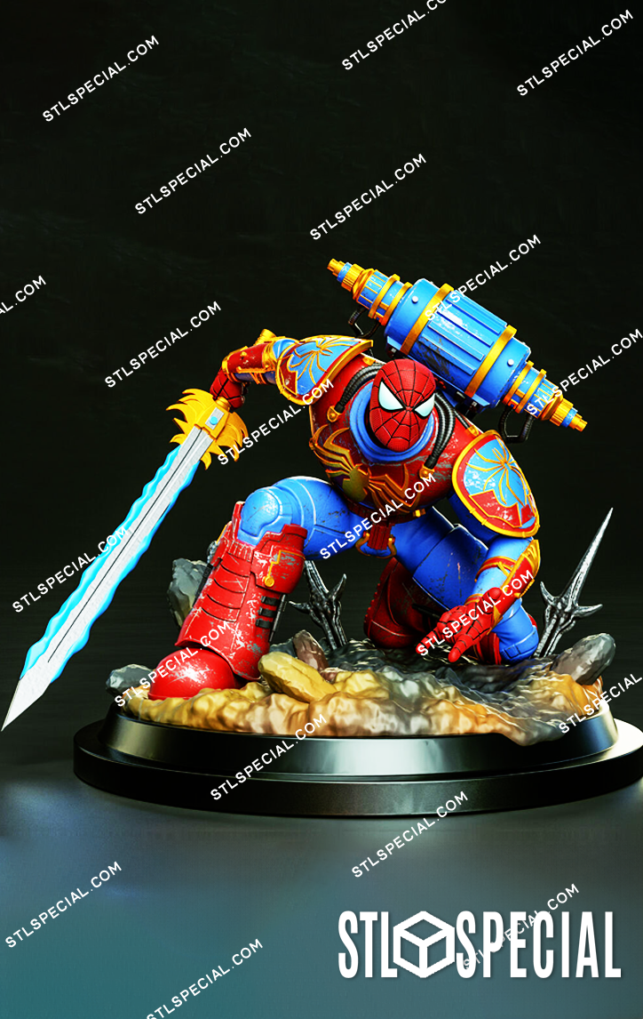 SpiderMan Warhammer STL 3D Model
