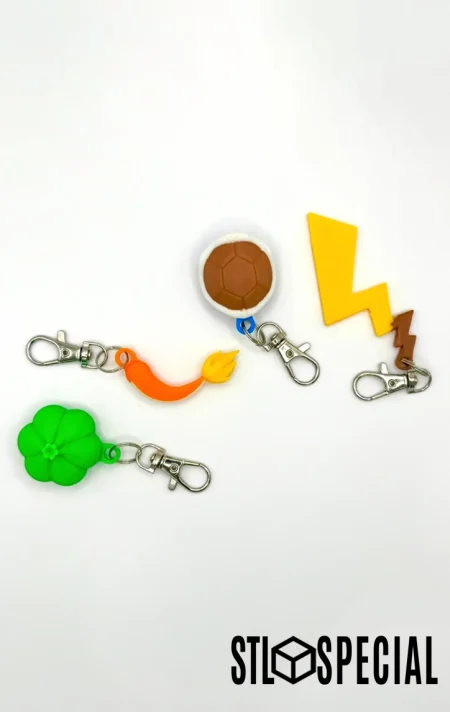 Pokemon Starter Keychains - 3MF Special