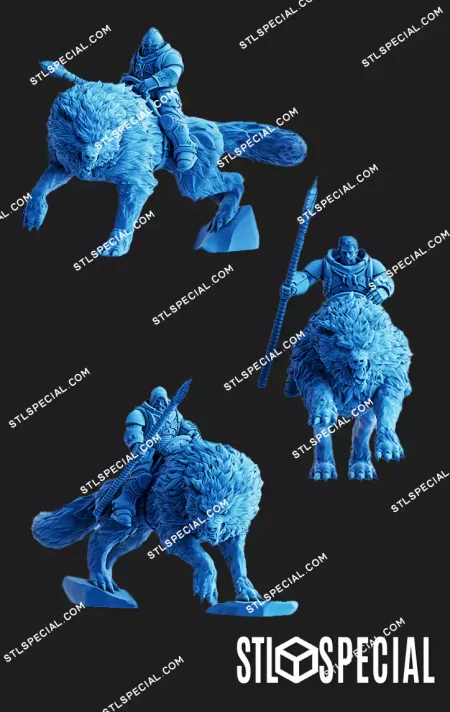 Stormbringers Wolfriders Squad STL Model