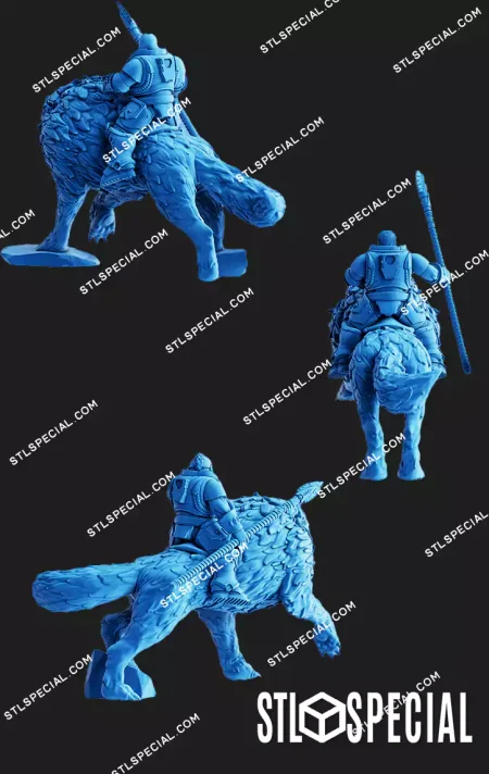 Stormbringers Wolfriders Squad STL Model