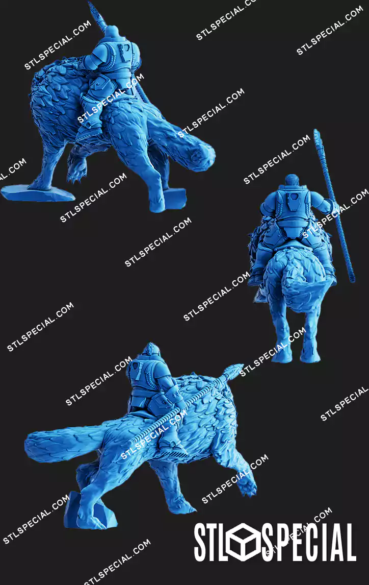 Stormbringers Wolfriders Squad STL Model