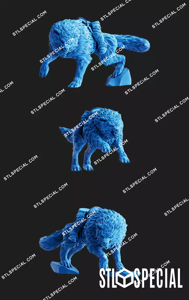 Stormbringers Wolfriders Squad STL Model