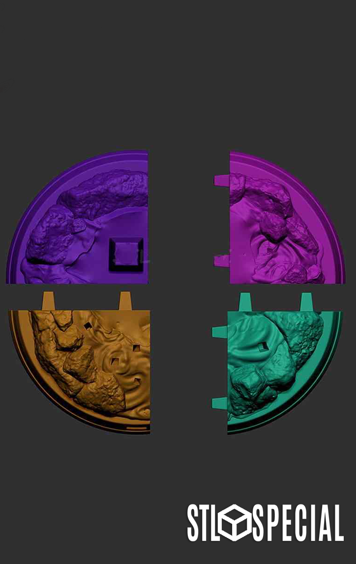 Darkstalkers – Succubus Morika and Lilith Vampire Diorama Statue 3D Print STL Files - Image 10