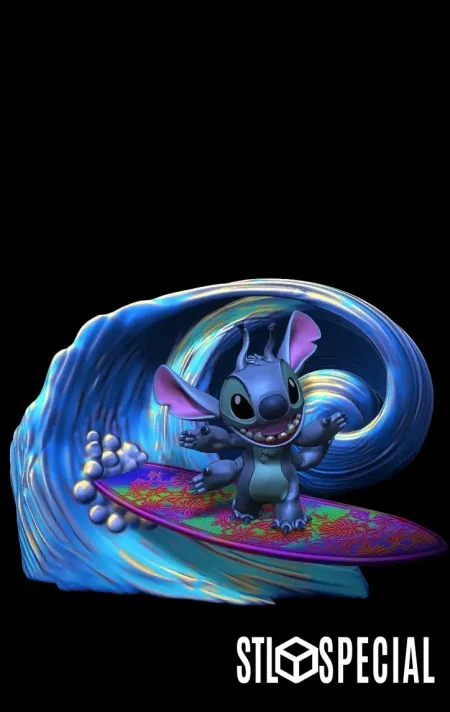 Surfing Stitch 3D Print STL Files