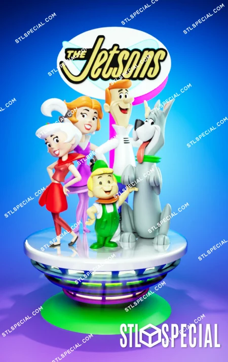 The Jetsons Diorama STL 3D Model