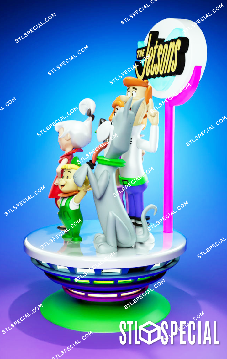 The Jetsons Diorama STL 3D Model