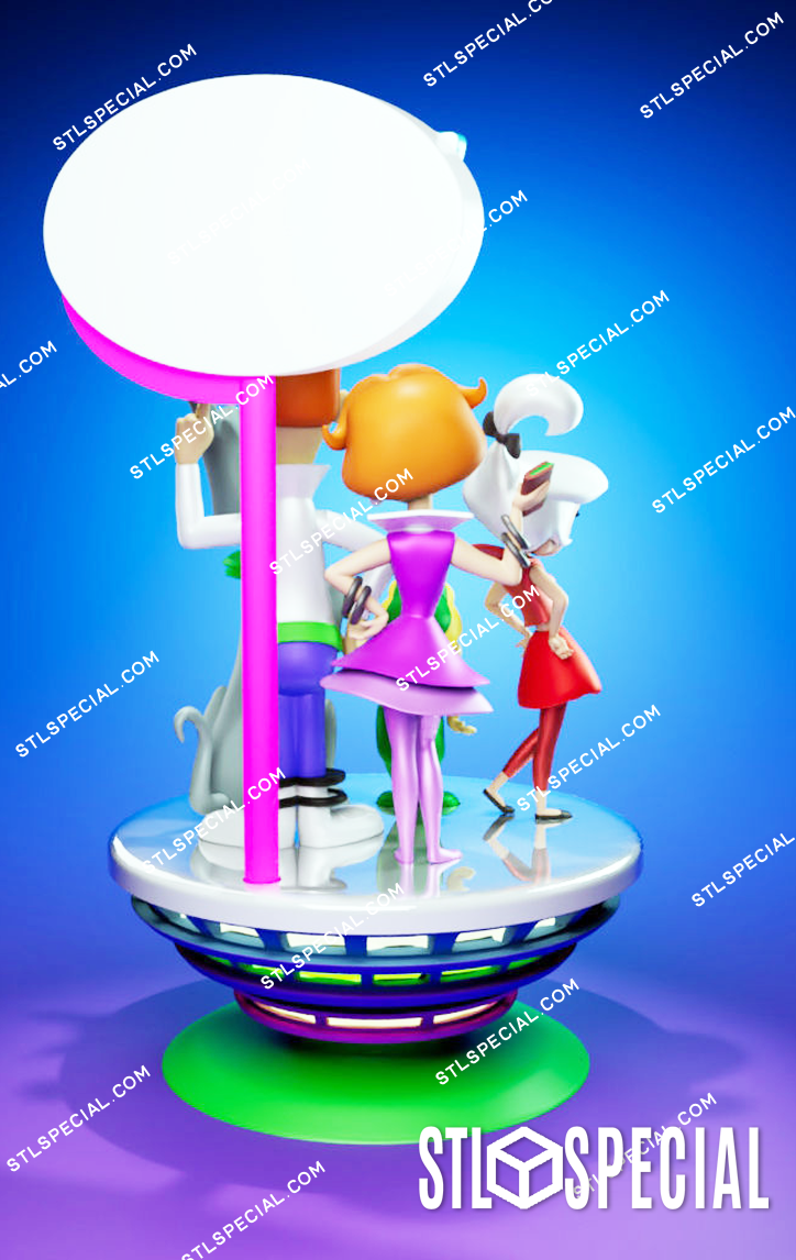 The Jetsons Diorama STL 3D Model