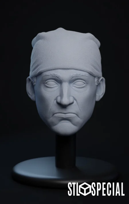 The Office – Prison Mike Custom Head 3D Print STL Files