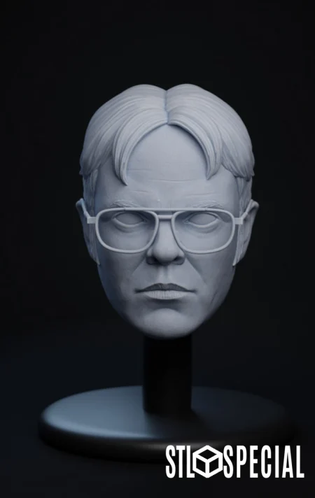 The Office – Dwight Schrute Custom Head 3D Print STL Files