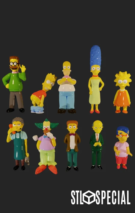 The Simpsons Collection 3D Print STL Files