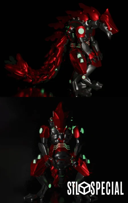 The TechDrake - Articulated STL Special