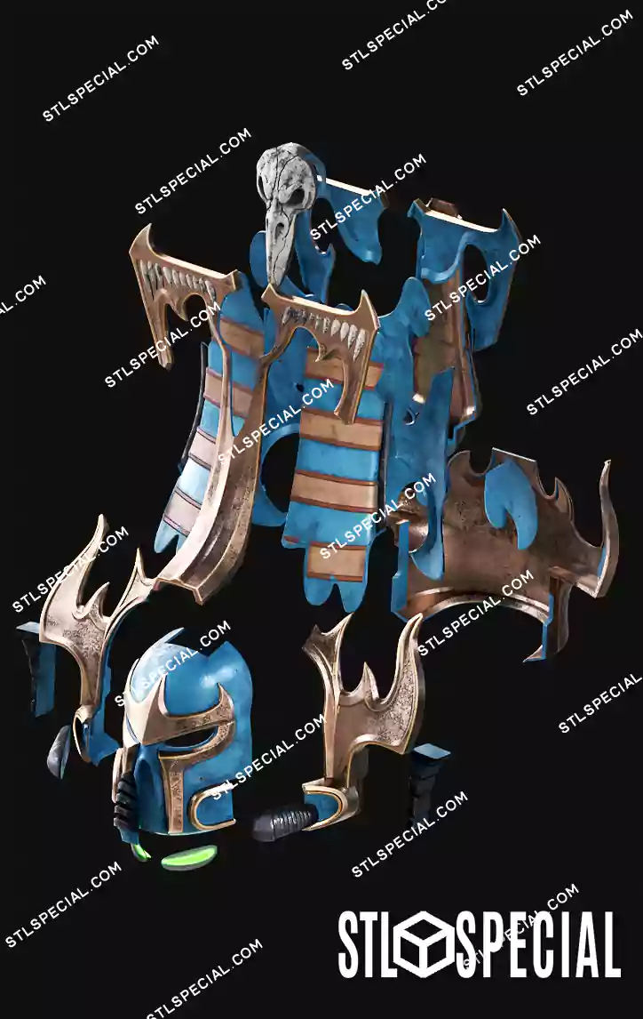 Thousand Sons Helmet STL & 3MF Model