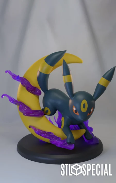 Umbreon - The Mysterious Dark Pokemon STL Model
