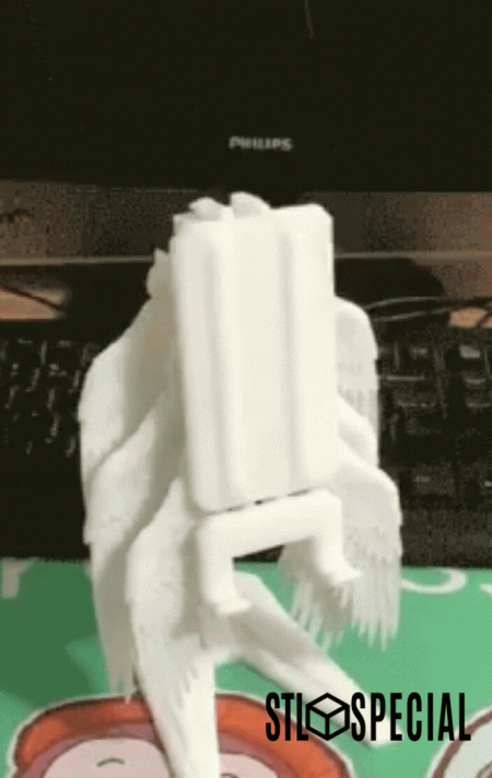 Angel Wings Mobile Phone Stand 3D Print STL Files – A Heavenly Touch for Your Devices