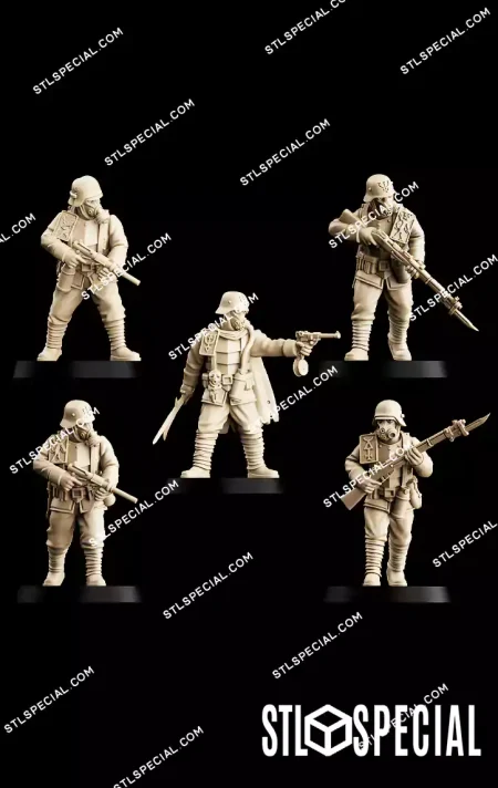 Heretic Troopers Heretic Legion STL Pack
