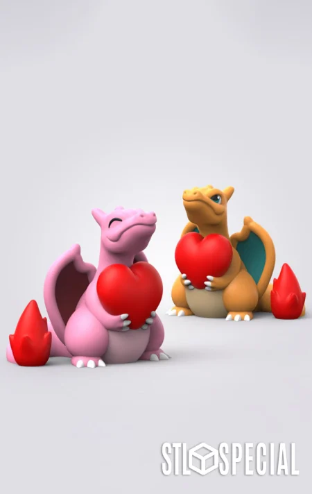 Valentine Charizard – STL & 3MF