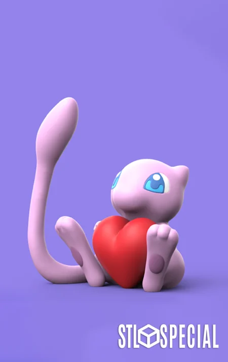 Pokemon Valentine Mew โ STL