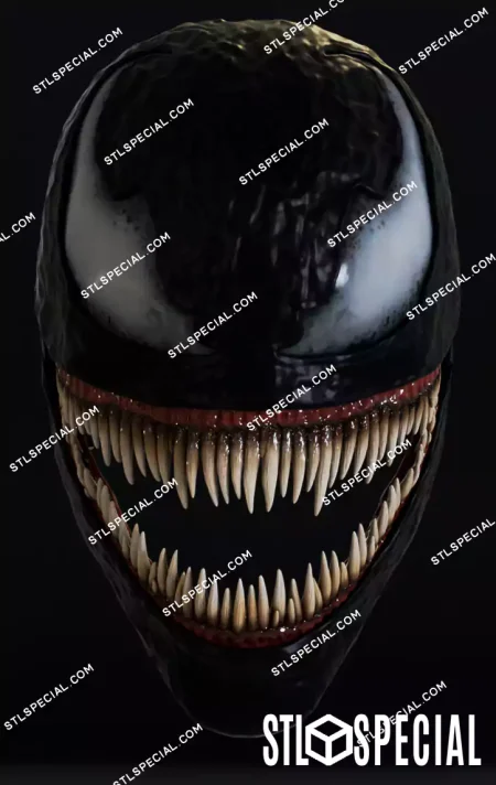 Venom Mask STL 3D Model