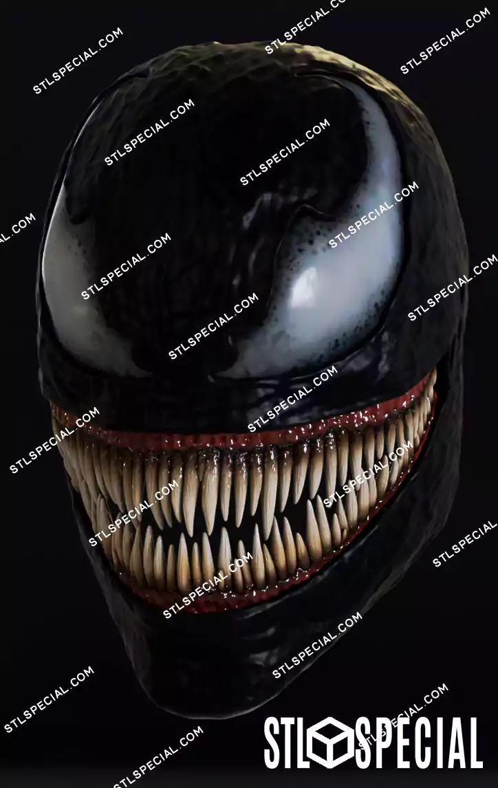 Venom Mask STL 3D Model