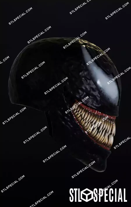 Venom Mask STL 3D Model