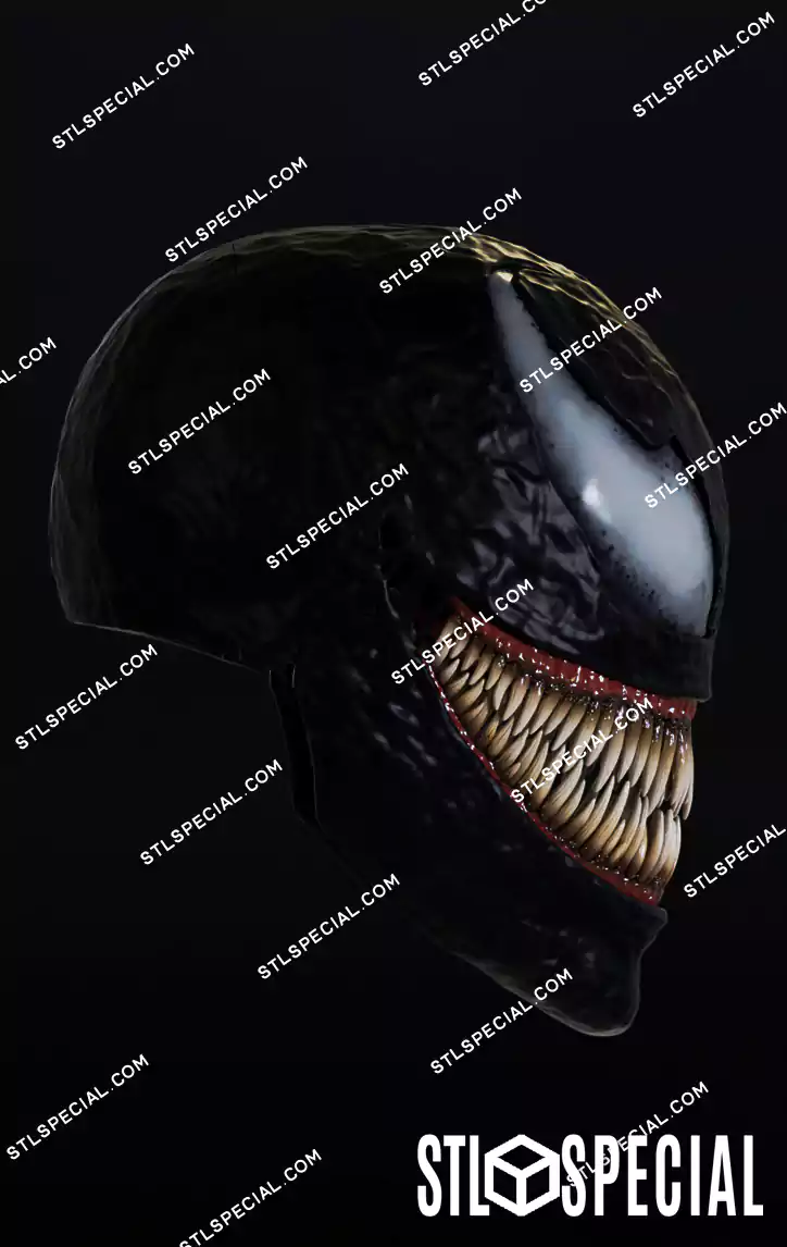 Venom Mask STL 3D Model