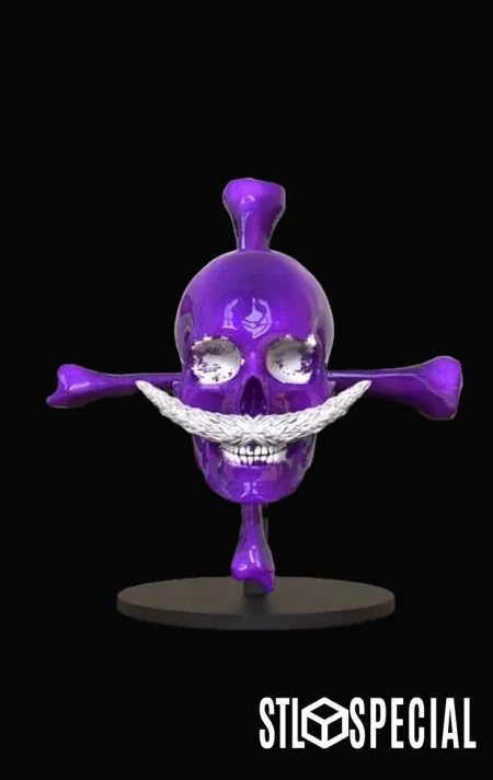 Whitebeard Skull 3D Print STL Files