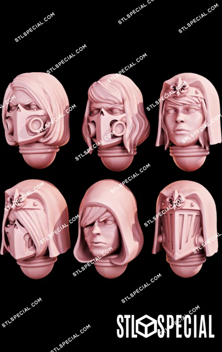 War Sisters Novice Squad STL Files and 3D Model