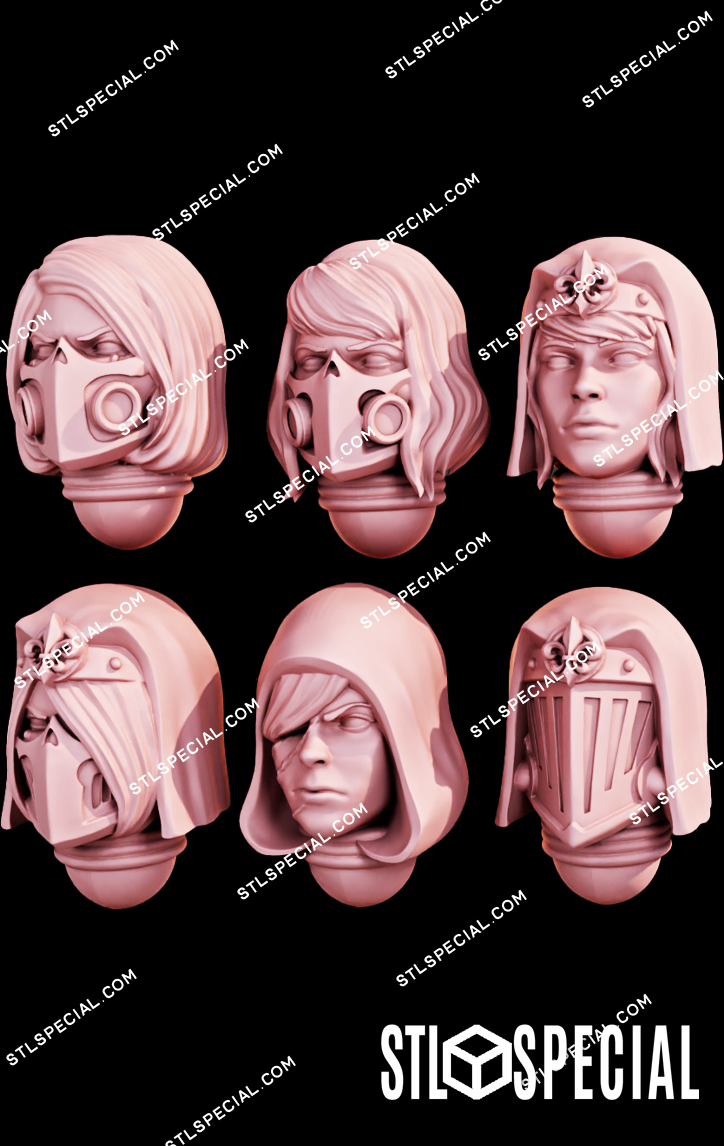 War Sisters Novice Squad STL Files and 3D Model