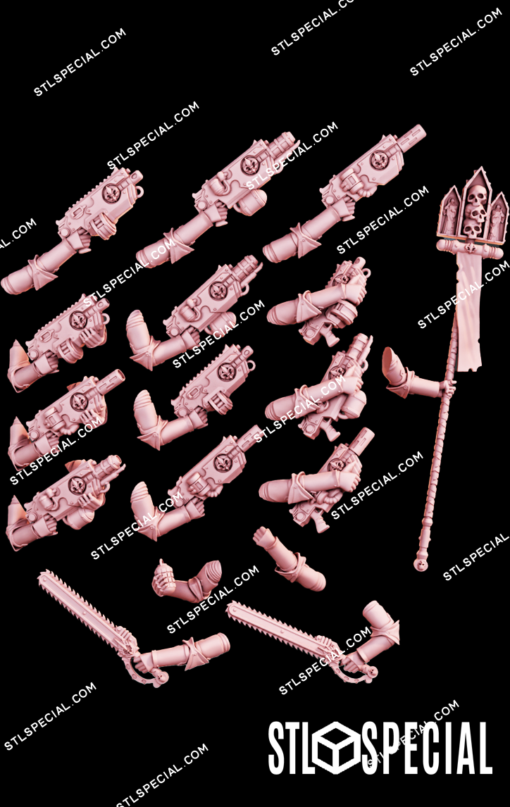 War Sisters Novice Squad STL Files and 3D Model
