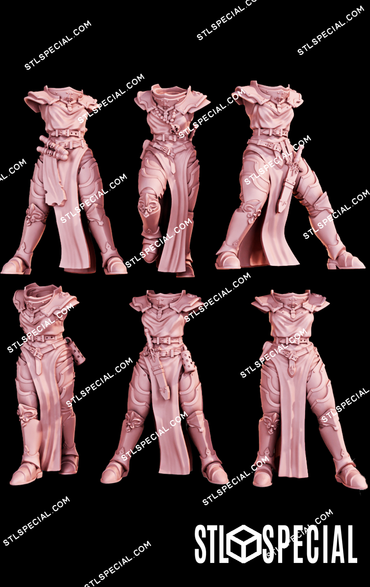 War Sisters Novice Squad STL Files and 3D Model